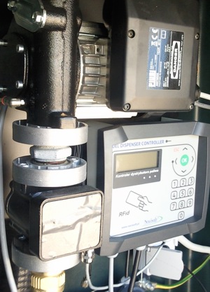 System monitorowania dystrybutora paliwa